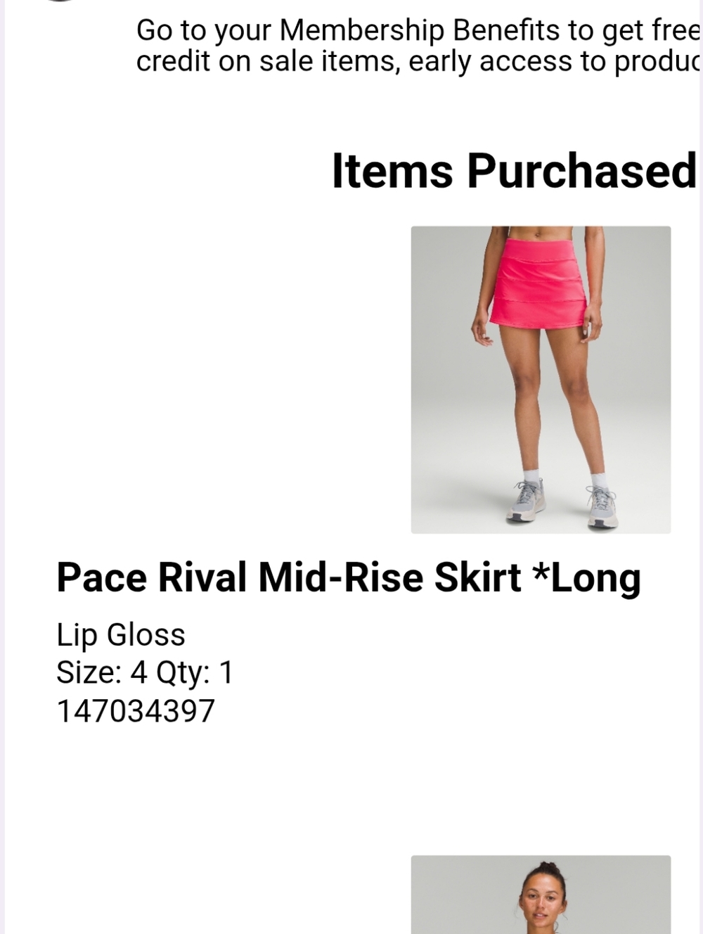 Lululemon Pace Rival Mid Rise Skirt Long - Picture 5 of 7